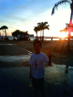 海の日~夕方