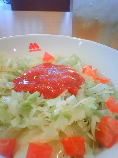 ランチ in モスバーガー