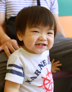 1才記念 歯がはえたよ!