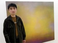 銀座で個展沖縄出身与那覇さん