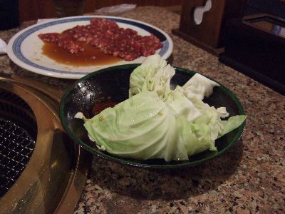 焼肉&ミルクぜんざい