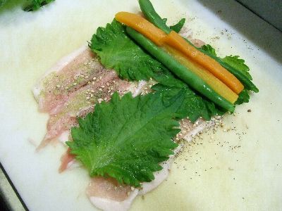 わさび風味のグルグル巻き