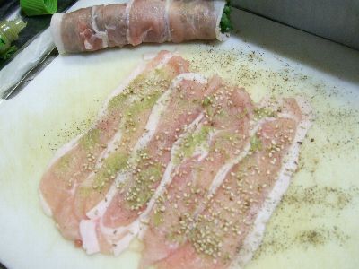 わさび風味のグルグル巻き