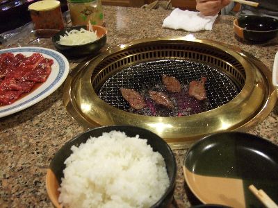 焼肉&ミルクぜんざい