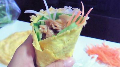 たまご巻き巻きパーティー(ウズベキ戦前祝)