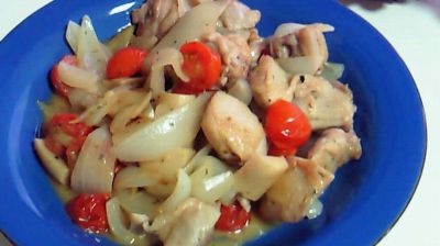 鶏モモ肉のさっぱりイタリアン煮