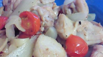 鶏モモ肉のさっぱりイタリアン煮