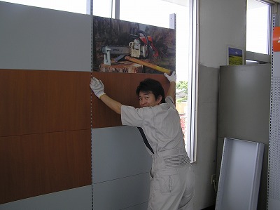 STIHL Shopスチールショップ開店準備 2日目