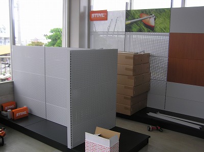 STIHL Shopスチールショップ開店準備 2日目