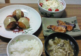夕飯。