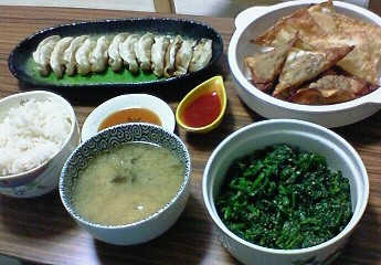 夕飯。