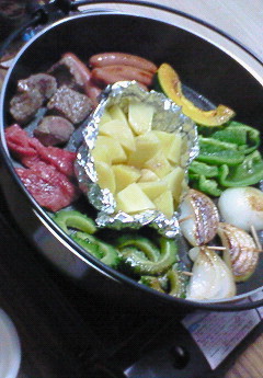 夕飯。