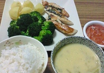 夕飯。