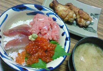 夕飯。