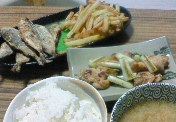 夕飯。
