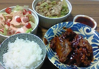 夕飯。