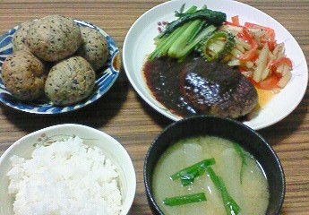 夕飯。