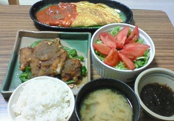 夕飯。