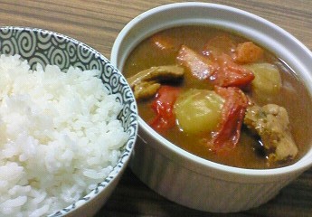 夕飯。