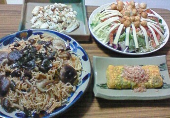 夕飯。