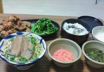 夕飯。