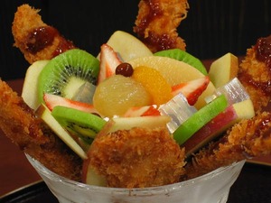 とんかつパフェ!?
