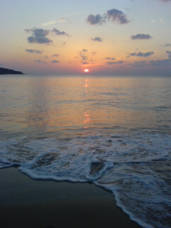 夕日