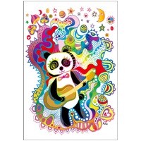 P-6『パンダと音楽』ポストカード 2011/02/01 00:21:23