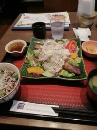 ★「豚と彩り野菜の冷しゃぶと梅じゃこご飯」 2021/07/07 06:13:17