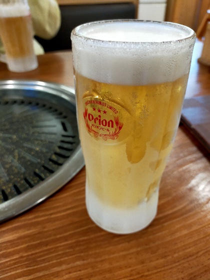 ★ウォーキングの途中、韓国料理で晩酌