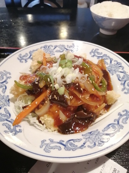 ★休日のランチは、長男とあけぼのラーメンへ