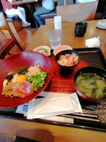 ★ネバネバ爆弾丼を食べてみた