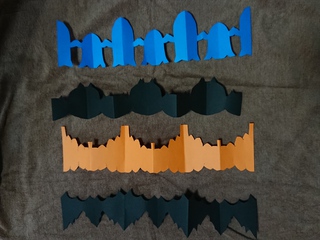 切り絵☆ハロウィン用に作ってみたけど☆日々の事