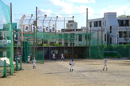 浦添商業高等学校野球部練習見学