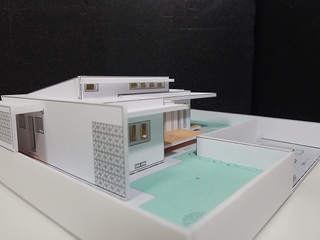 宜野座村　U-house　模型作成