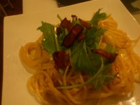 豆板醤カルボナーラ。 2012/11/10 08:26:15