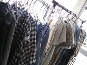 リネン服展　今日まで☆