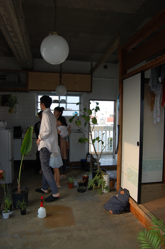 久しぶりに　うえのいだアパートに