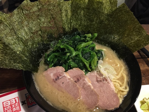 武蔵家のラーメン 豚骨醤油ラーメン