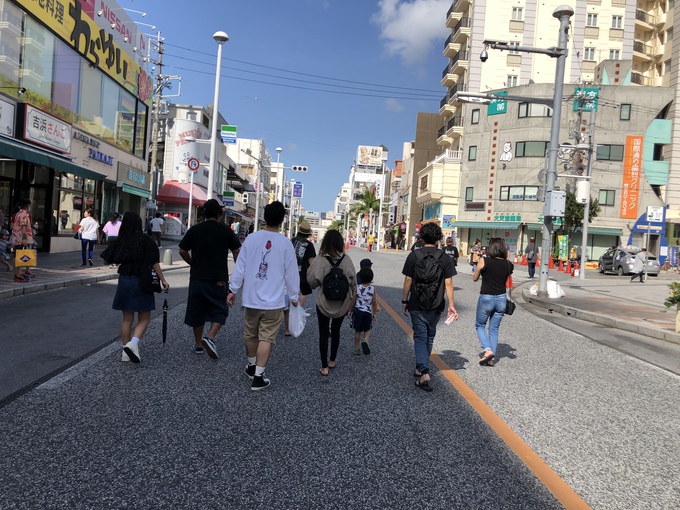 那覇市国際通り トランジットモール