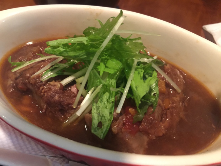 琉家 牛すじの赤ワイン煮込み