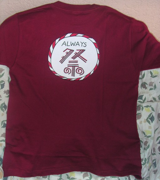 祭り　Tシャツ　エンジ