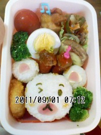 久々のお弁当 2011/09/01 08:12:53