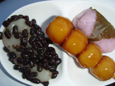 十五夜にはふちゃぎもち