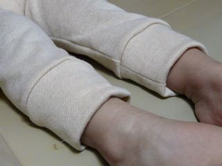 ベージュスパッツ