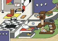 ねこあつめの拡張してもようがえでモダンスタイル。 2015/04/27 21:21:14