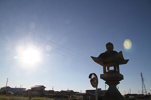冬だけどいい天気。