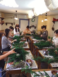クリスマスリースセミナー 2013/11/18 12:00:00