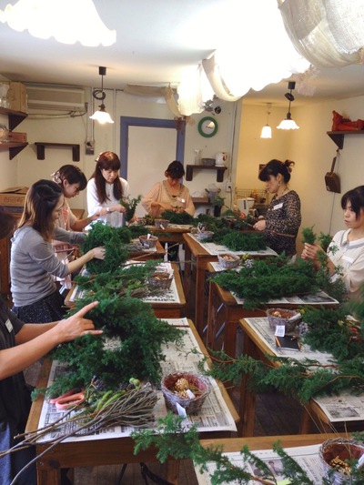 クリスマスリースセミナー
