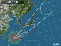 台風17号の状況をみて 2012/09/29 09:39:21